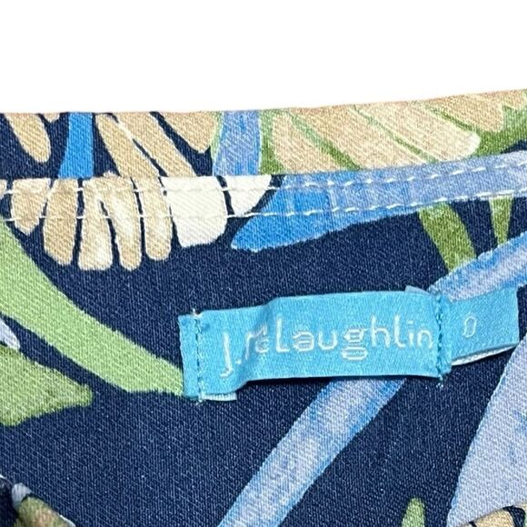 J.McLaughlin Women’s Pull On Tropical Print Pants, Size 0 - Picture 3 of 7